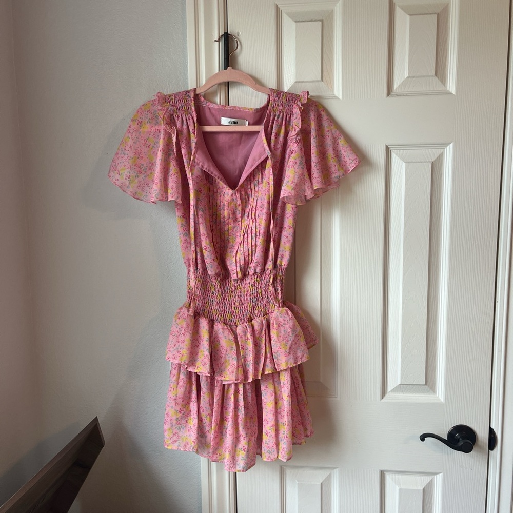 J.ING Pink Floral Mini Dress